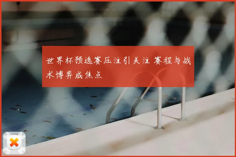 世界杯预选赛压注引关注 赛程与战术博弈成焦点
